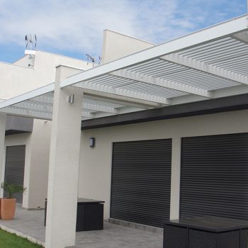 Pergola d'une maison contemporaine